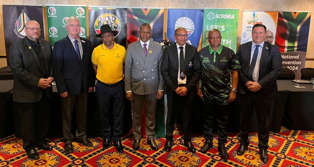 Opposition parties convene in effort to unseat the ANC 1 Opposition parties convene in effort to unseat the ANC