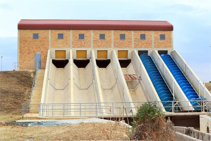 One the structures in Emfuleni Watse Water Treatment Plant Module 6 in Sebokeng