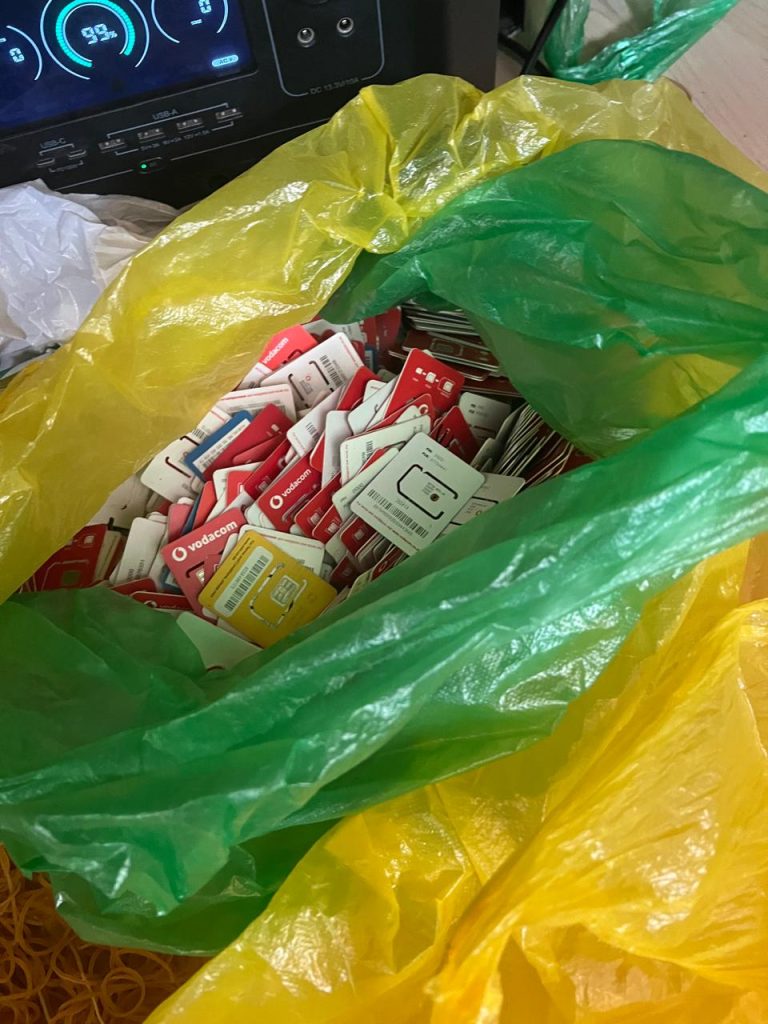 Police bust illegal immigrants manufacturing counterfeit sim cards 1 Police bust illegal immigrants manufacturing counterfeit sim cards