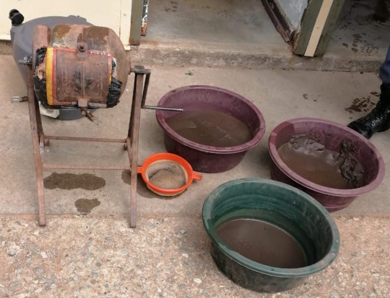 Undocumented male arrested for illicit mining