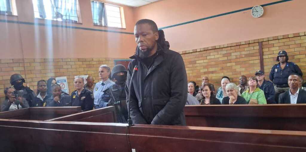 A former special task force cop appeared before the Brakpan Magistrates' Court on Monday for the alleged assassination of a witness known as D from the Madlanga Commission.